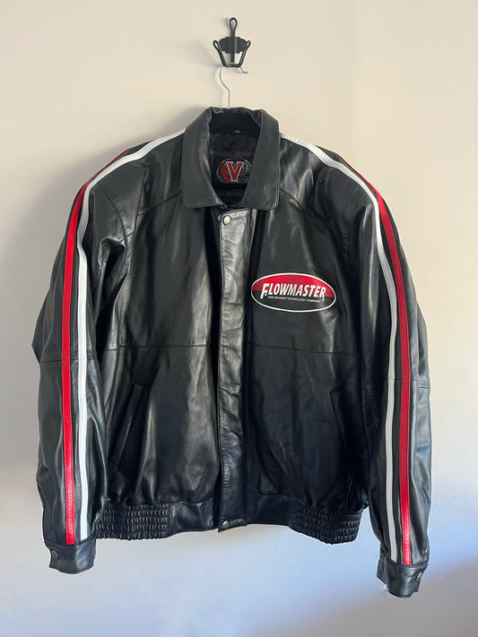 Vintage Flowmaster Leather Jacket