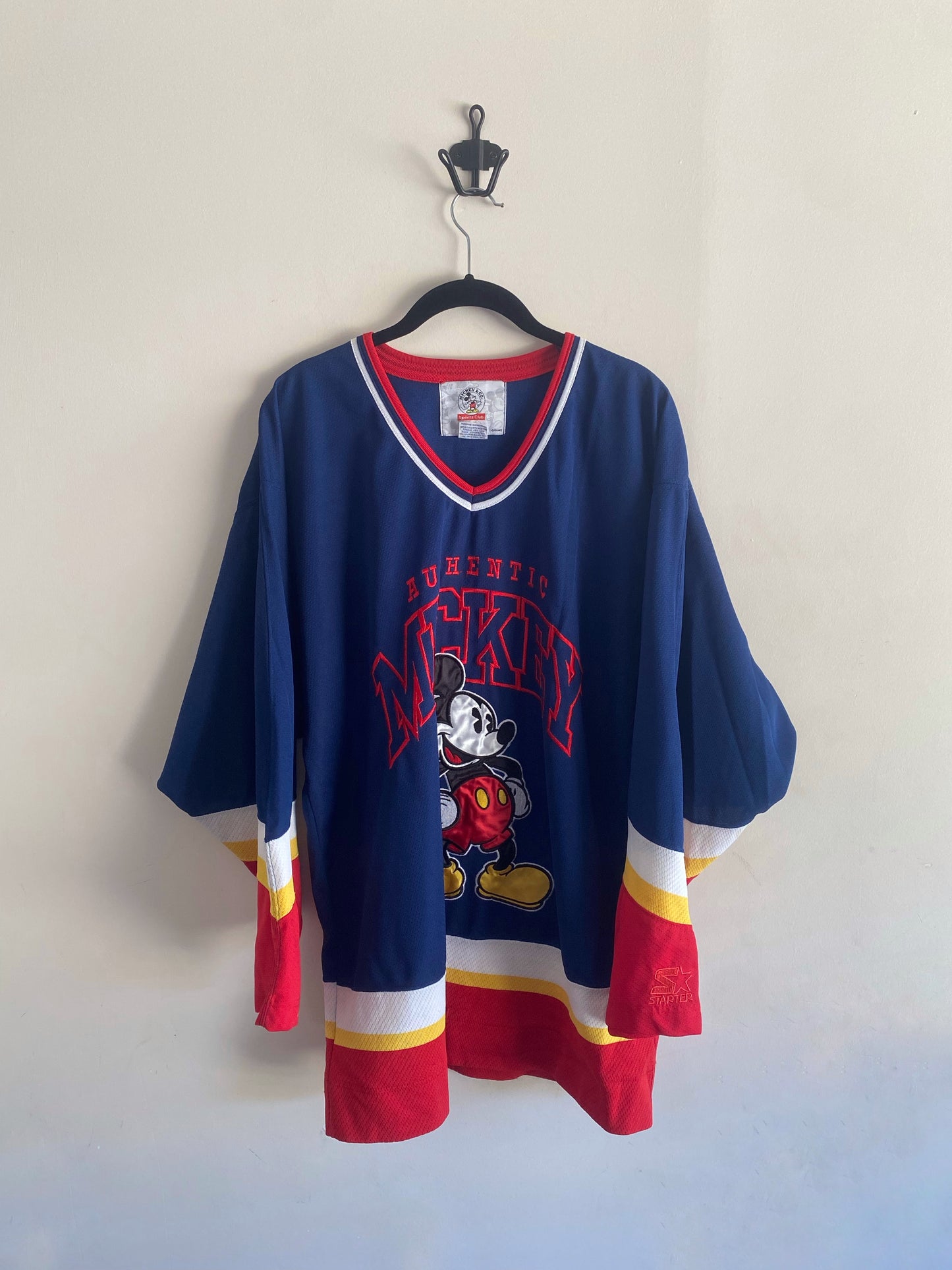 Vintage Starter Mickey Mouse Hockey Jersey