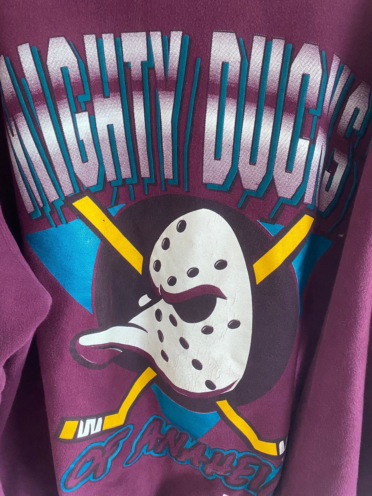 Vintage The Game Mighty Ducks of Anaheim Crewneck