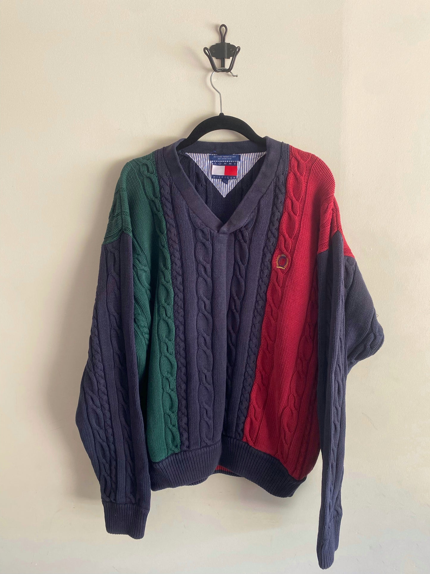 Vintage Tommy Hilfiger “Cosby” V-Neck Sweater