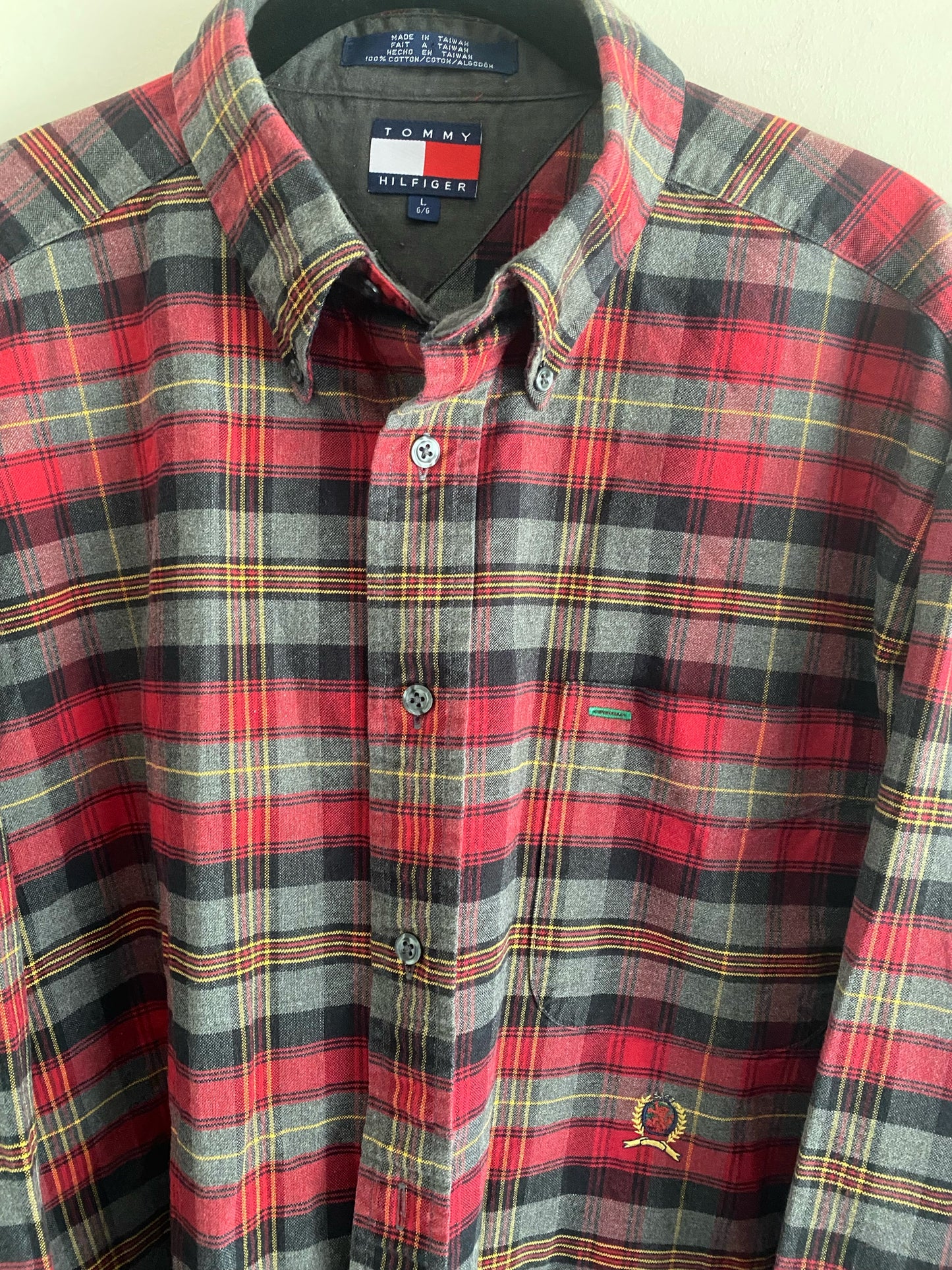 Vintage Tommy Hilfiger Multi Colored Long Sleeve