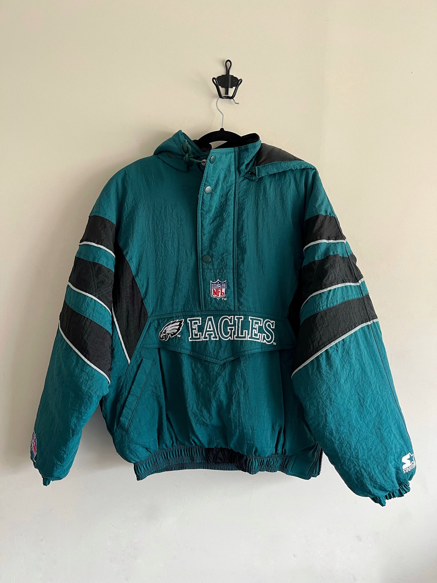 Vintage Starter Pro Line Philadelphia Eagles Bubble Jacket