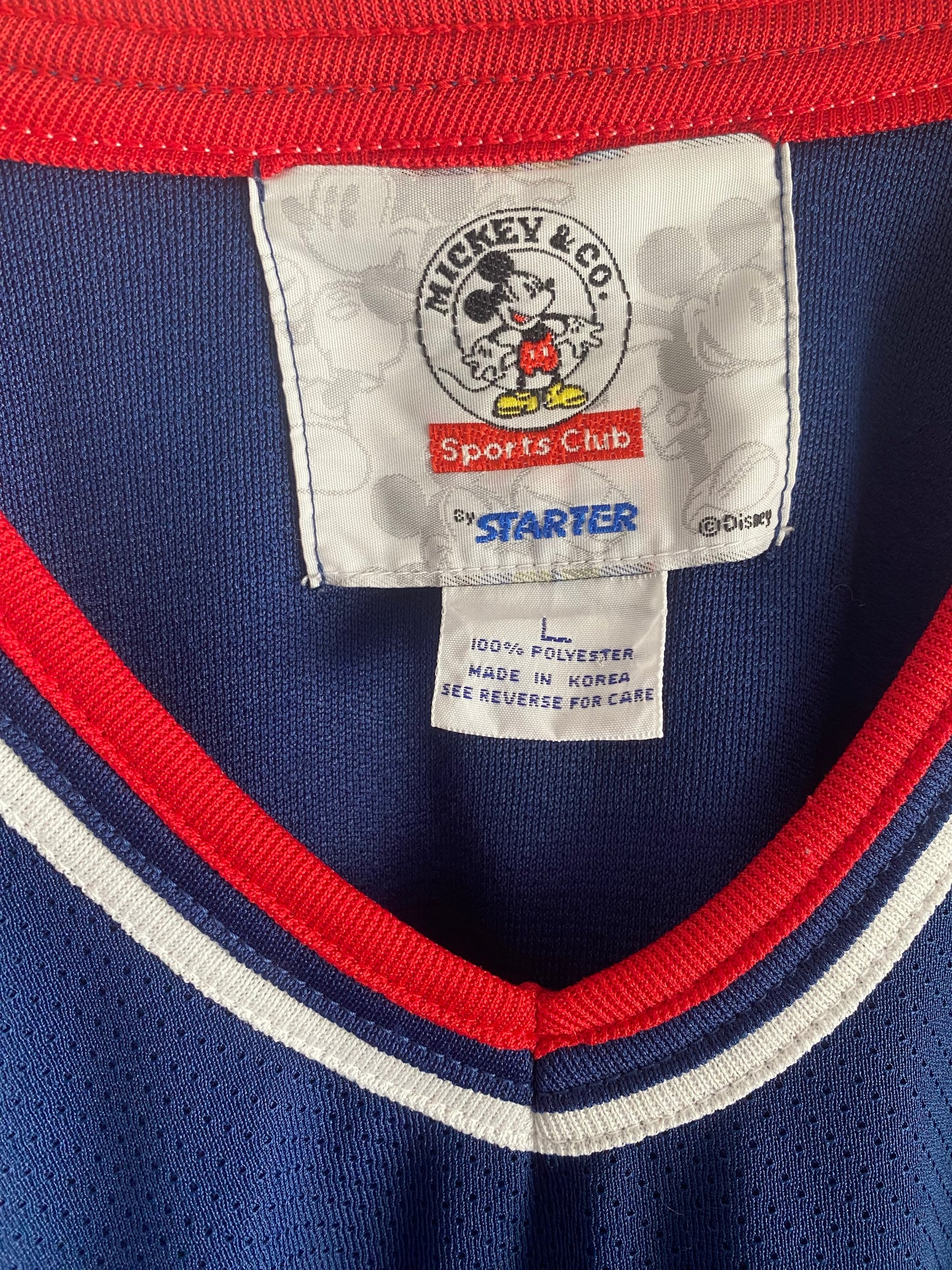 Vintage Starter Mickey Mouse Hockey Jersey