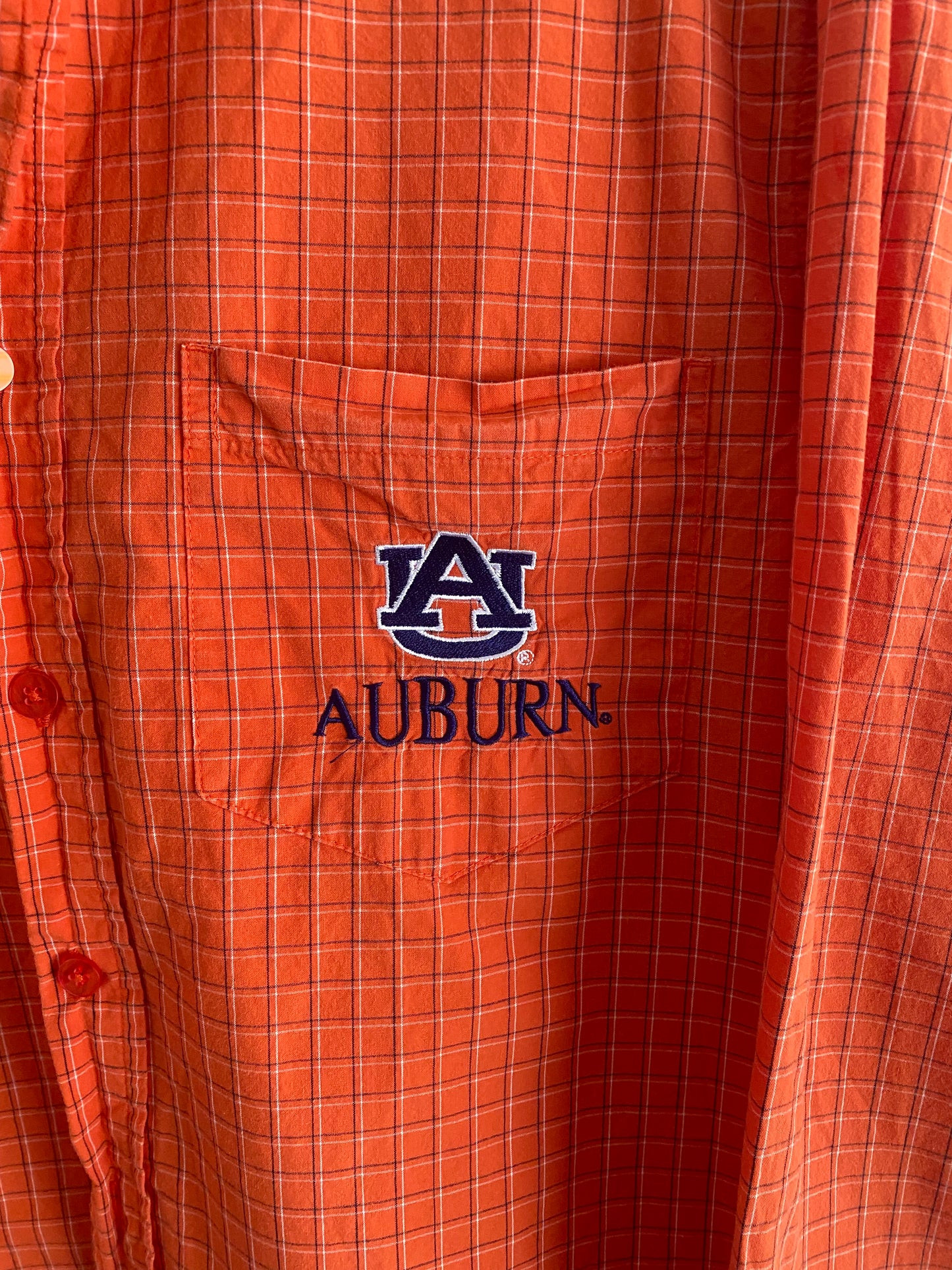 Vintage Auburn University Red Oak Orange Long Sleeve