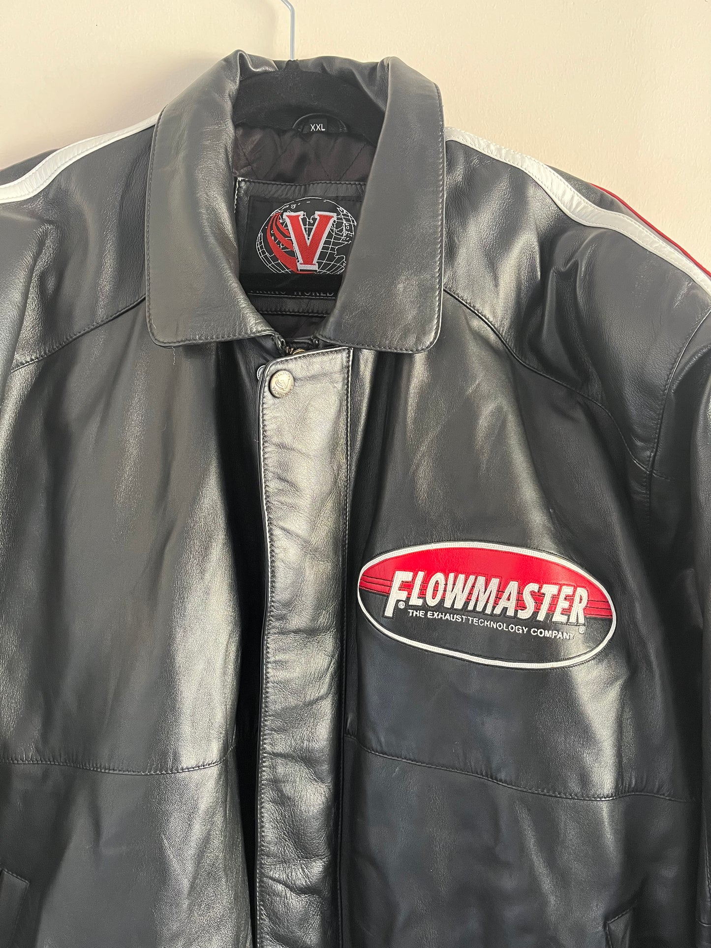 Vintage Flowmaster Leather Jacket