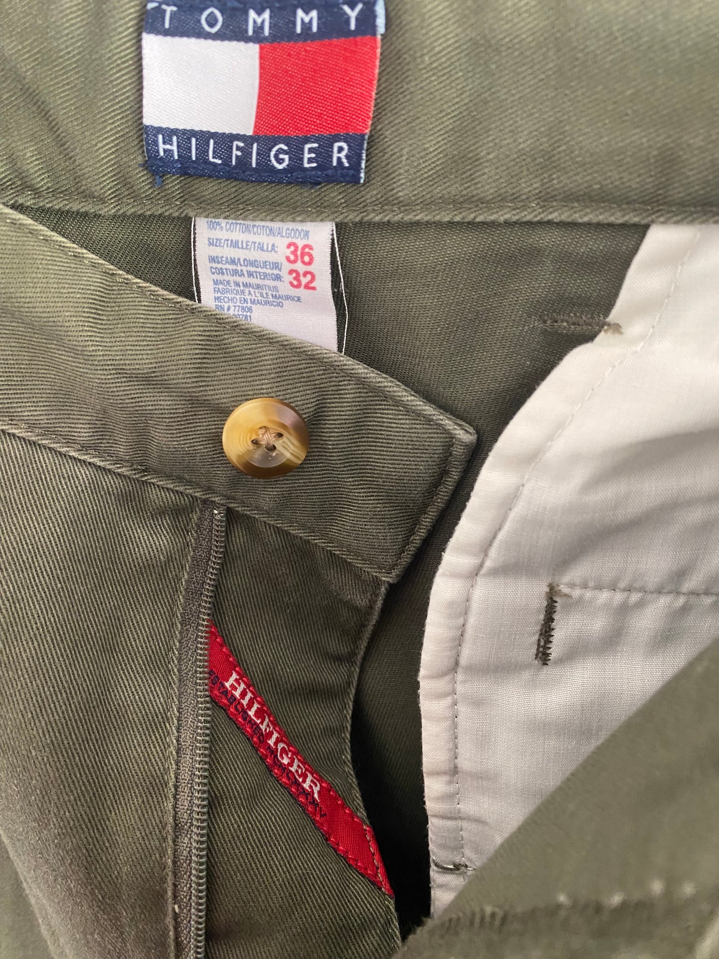 Vintage Tommy Hilfiger Olive Khaki Pants