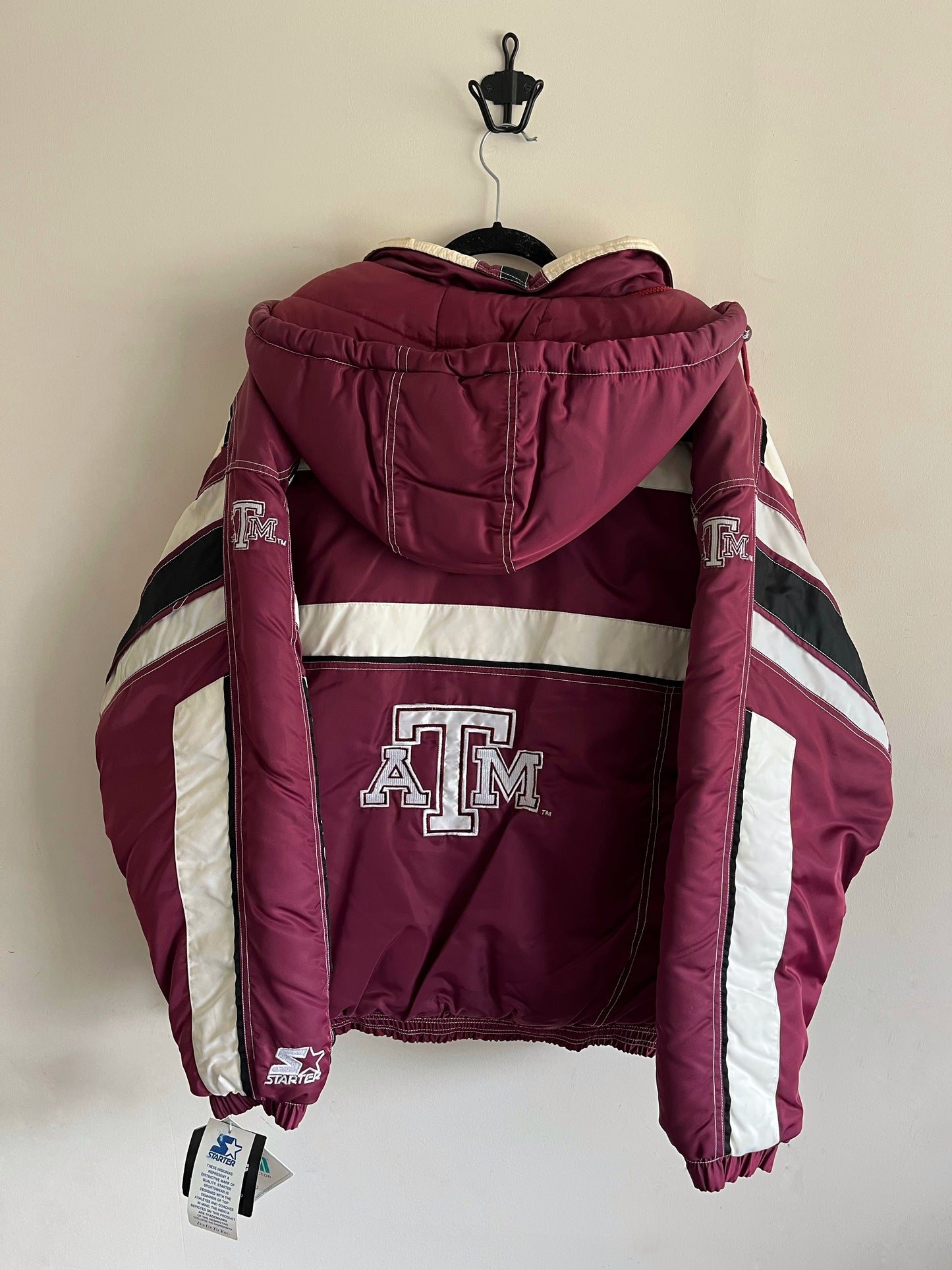 Vintage Starter Texas A&M Bubble Jacket