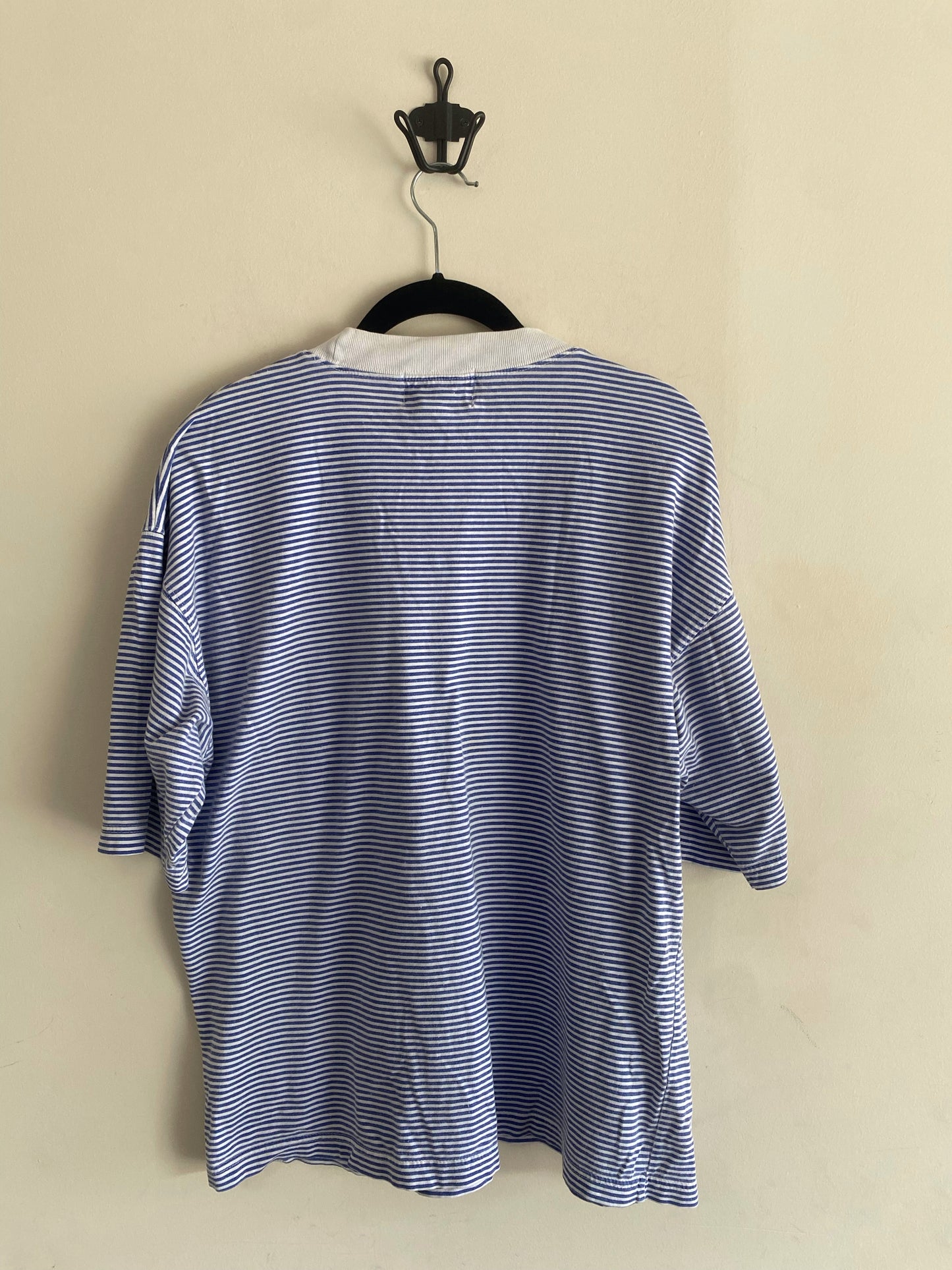 Vintage Bugle Boy Blue Strip Pocket Shirt