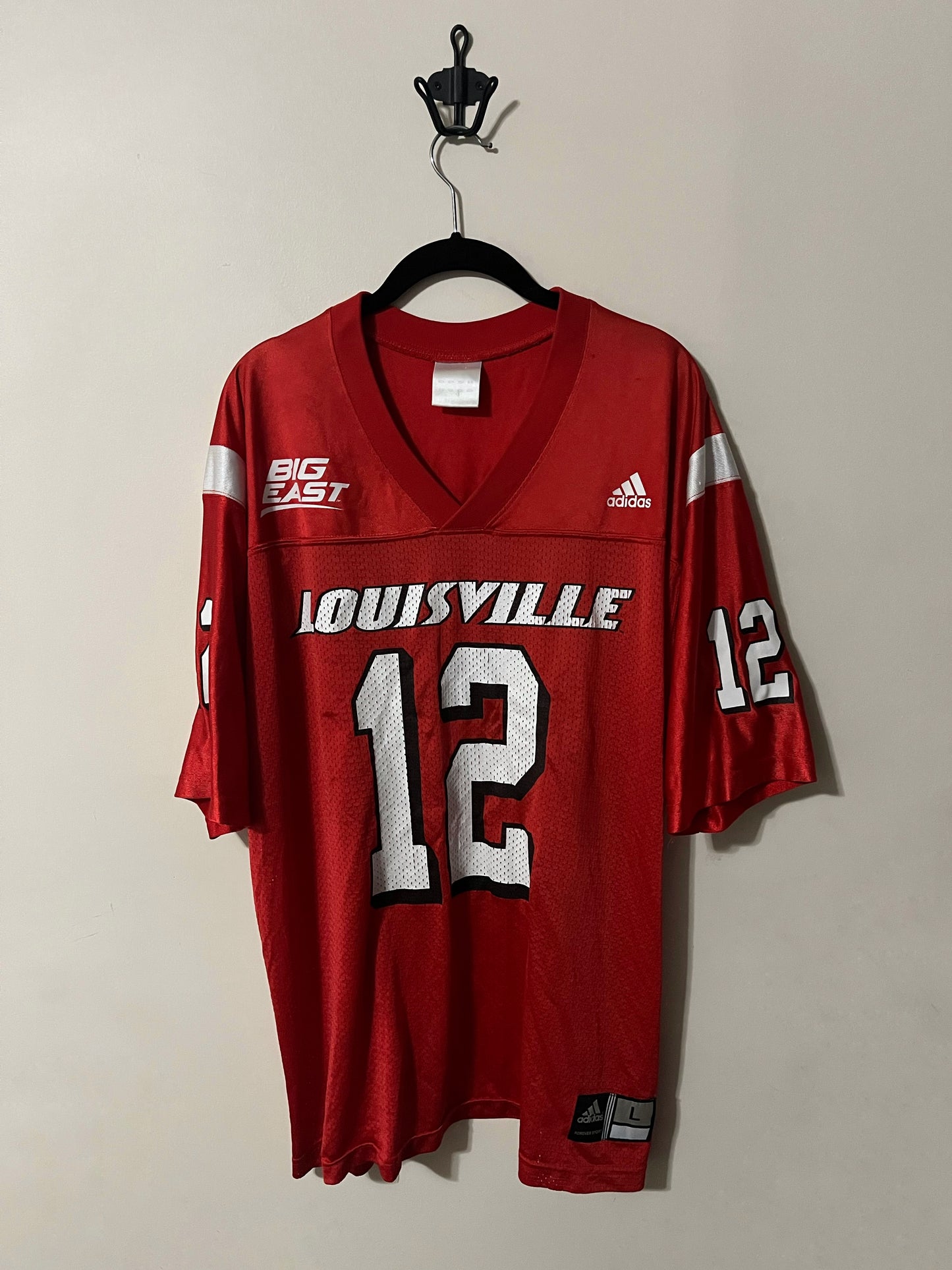 Vintage Adidas Louisville Cardinals #12 Jersey