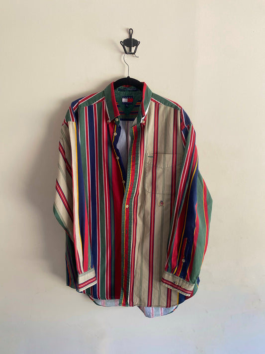 Vintage Tommy Hilfiger Multicolored Long Sleeve