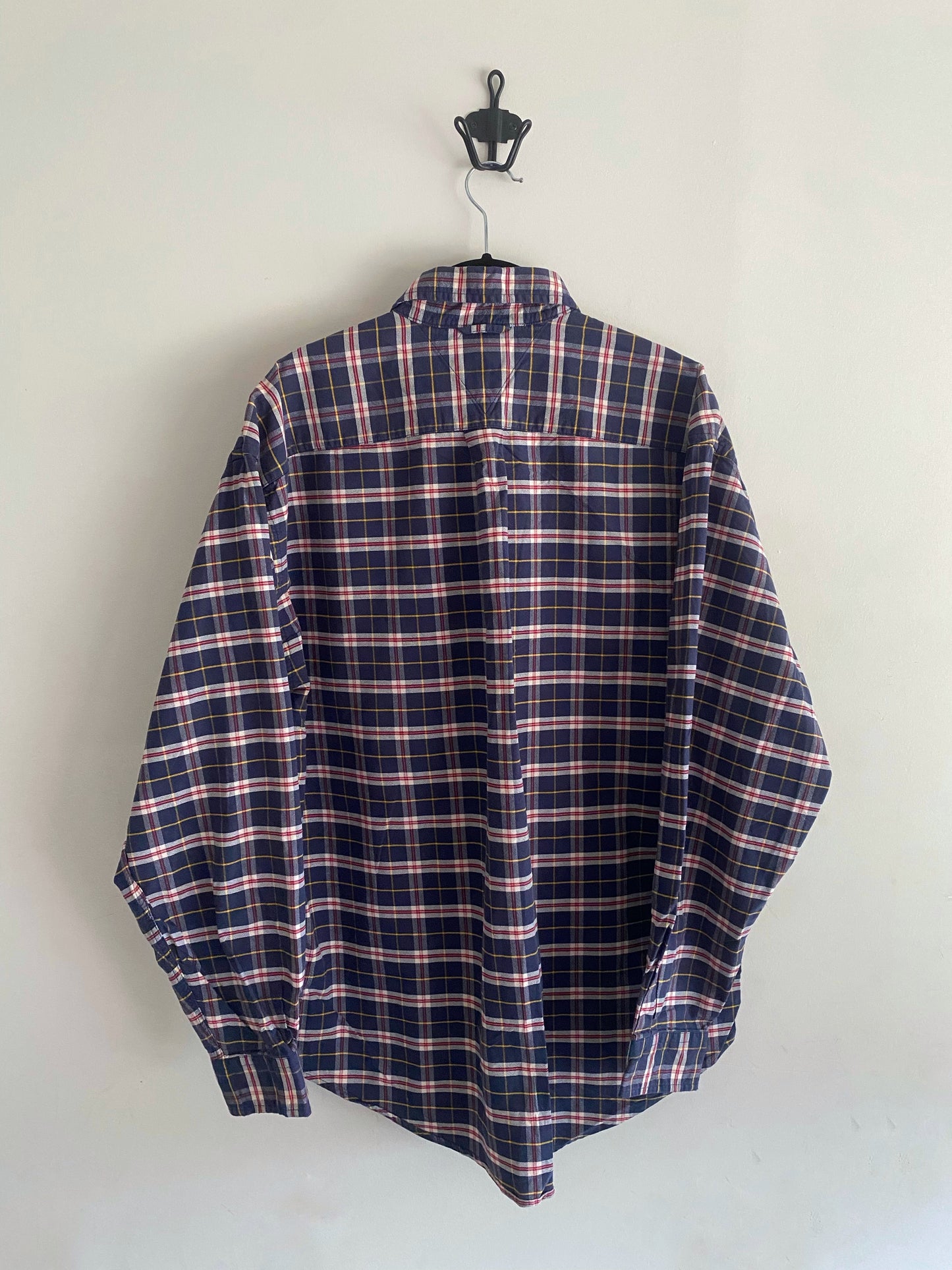 Vintage Tommy Hilfiger Blue Plaid Long Sleeve