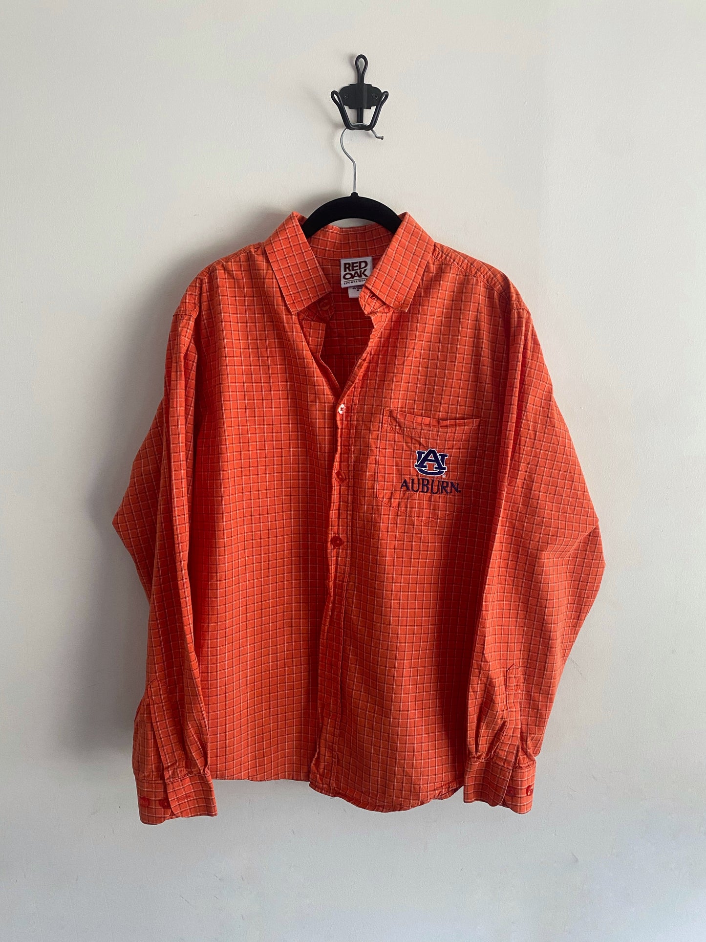 Vintage Auburn University Red Oak Orange Long Sleeve