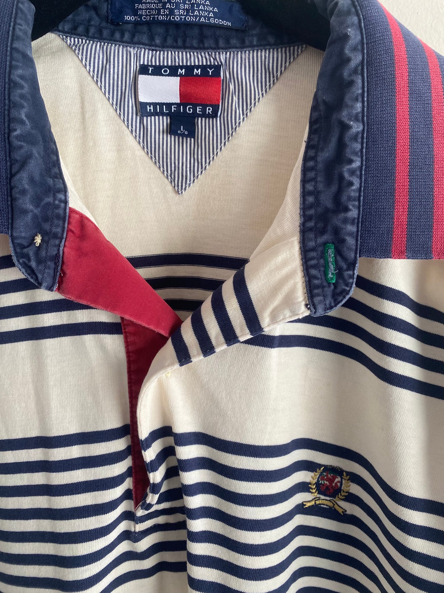 Vintage Tommy Hilfiger Striped Long Sleeve