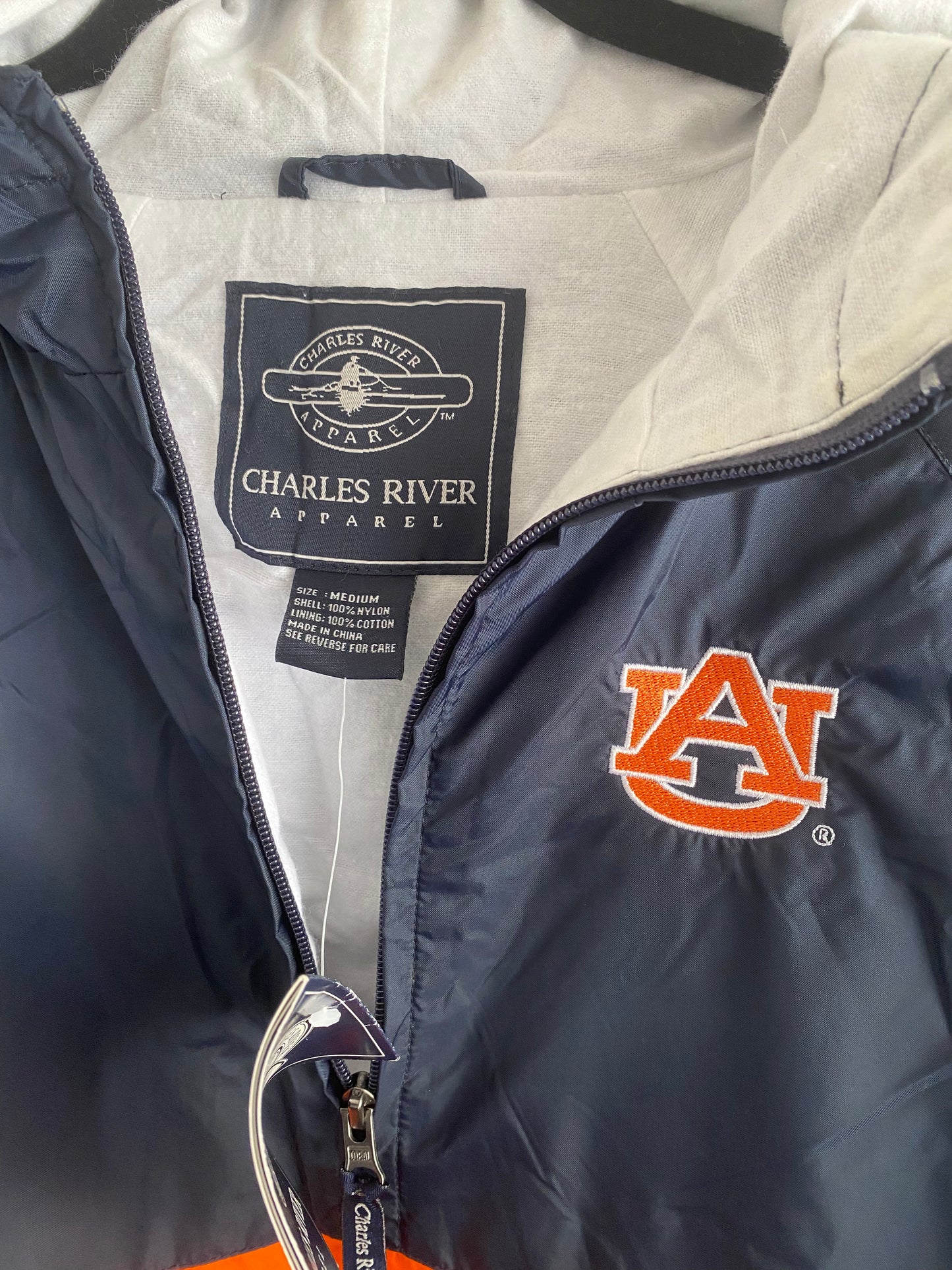 Vintage Auburn University Windbreaker Jacket