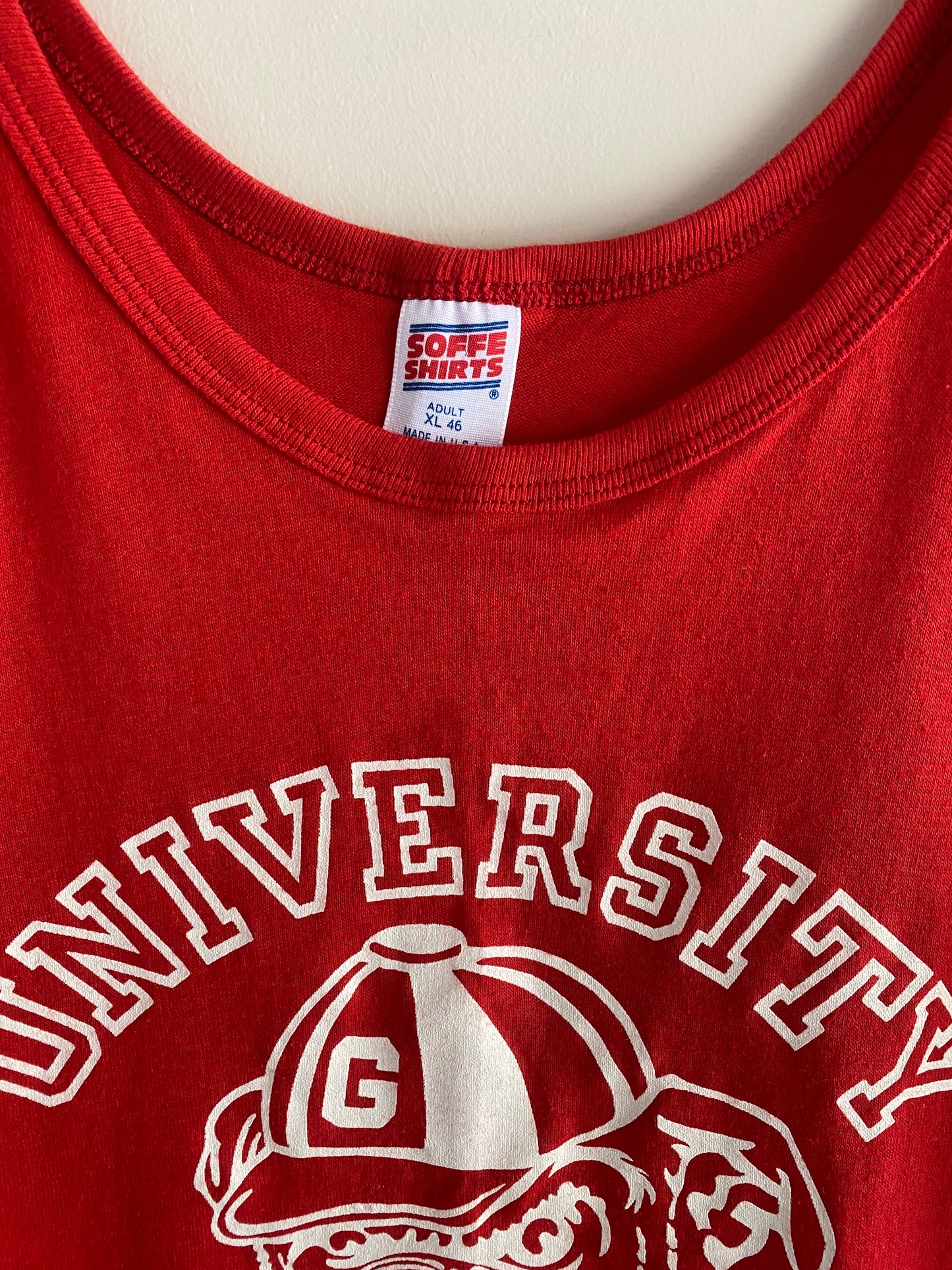 Vintage University of Georgia Bulldogs “Beach Boy” Tank Top