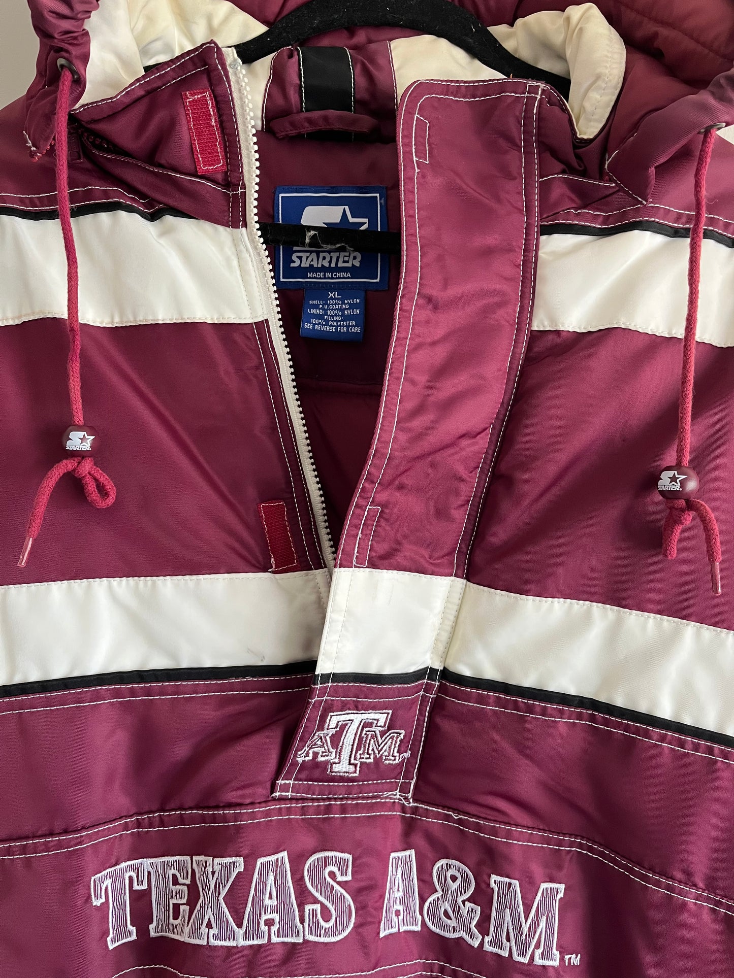 Vintage Starter Texas A&M Bubble Jacket