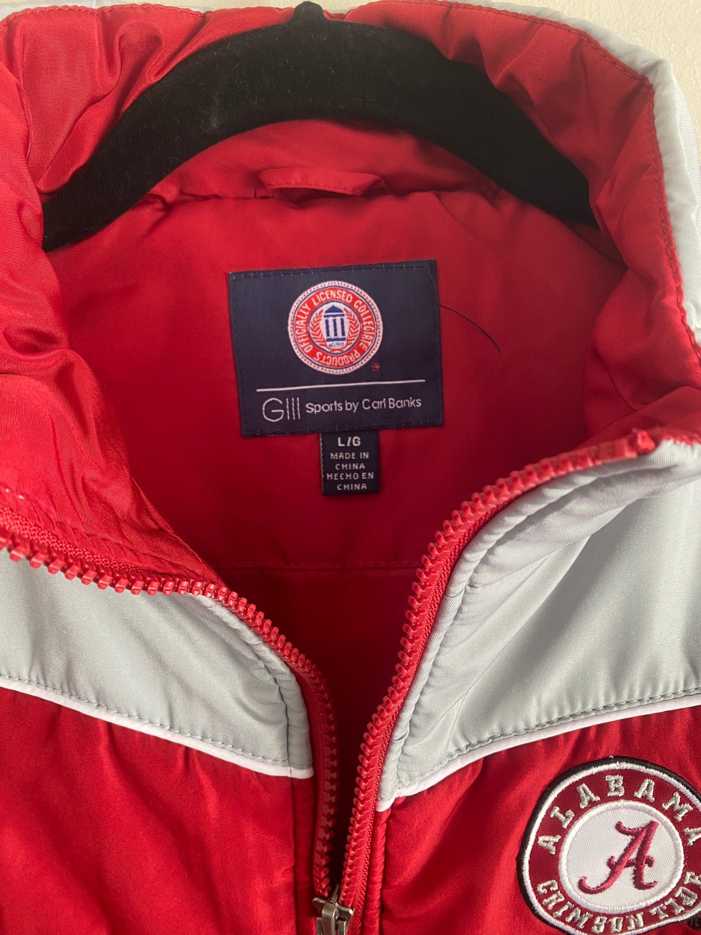 Vintage University of Alabama Bubble Vest