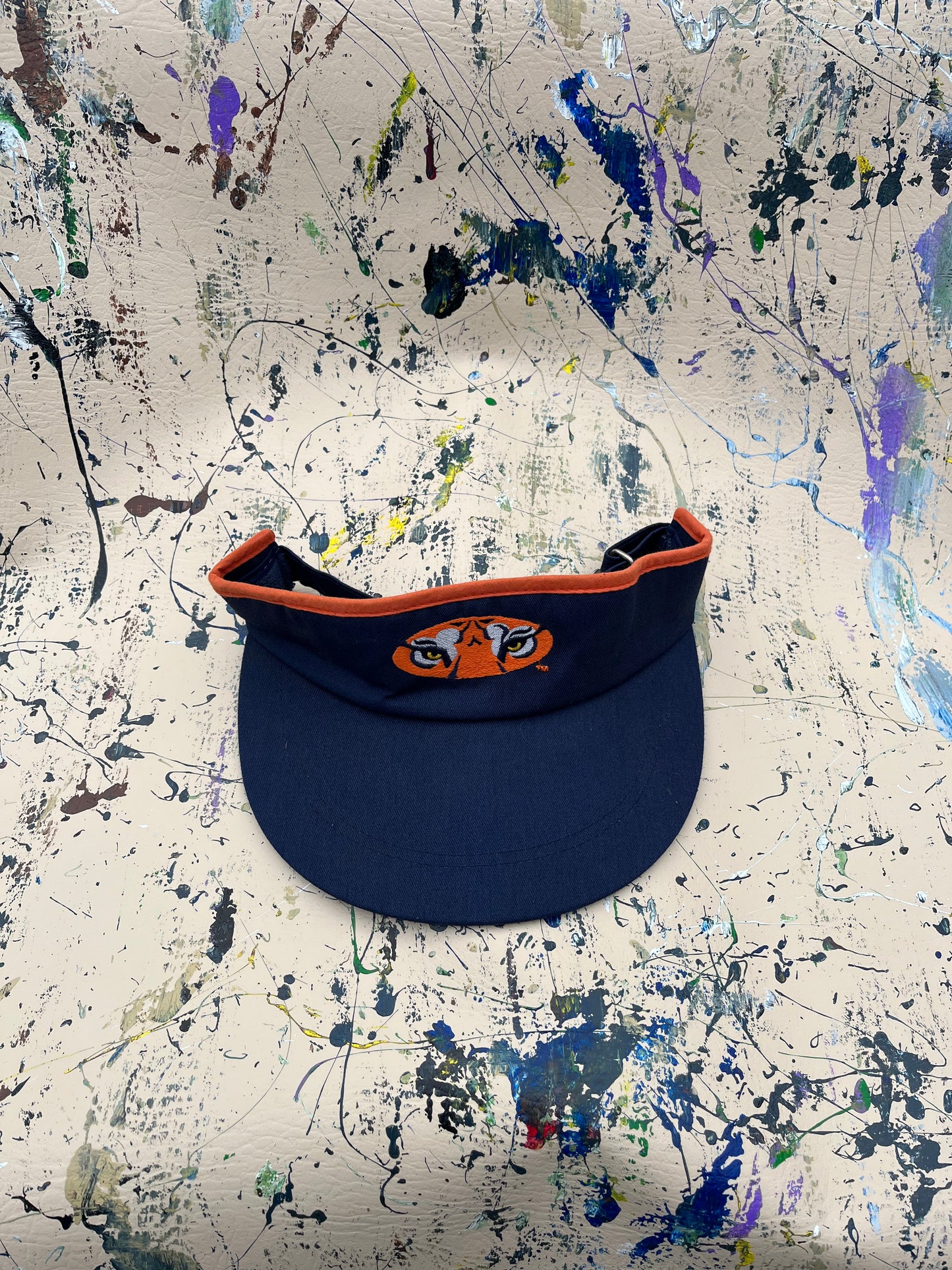 Vintage Auburn University Tiger Eyes Visor