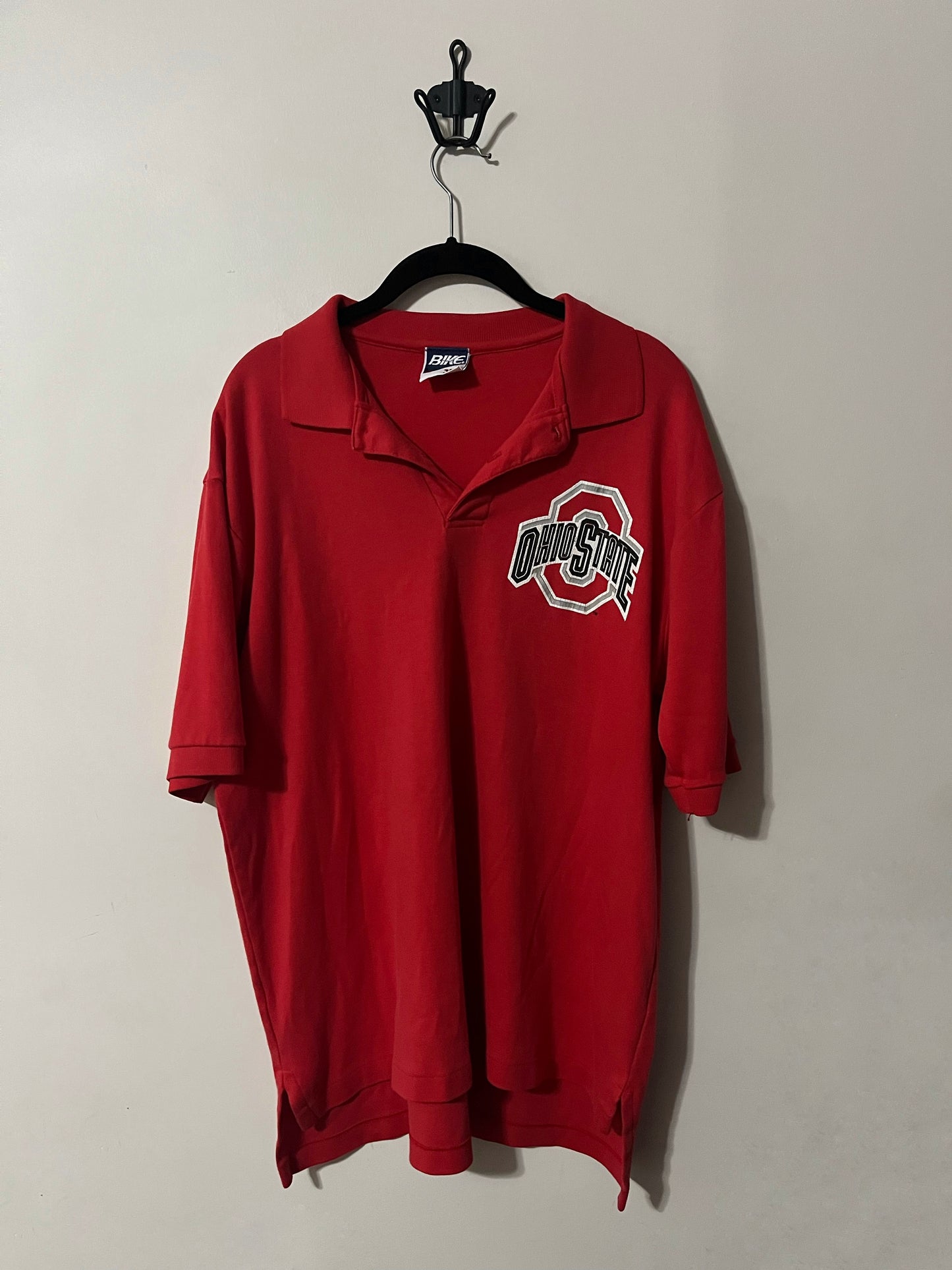 Vintage Bike Ohio State Buckeyes Collar Shirt