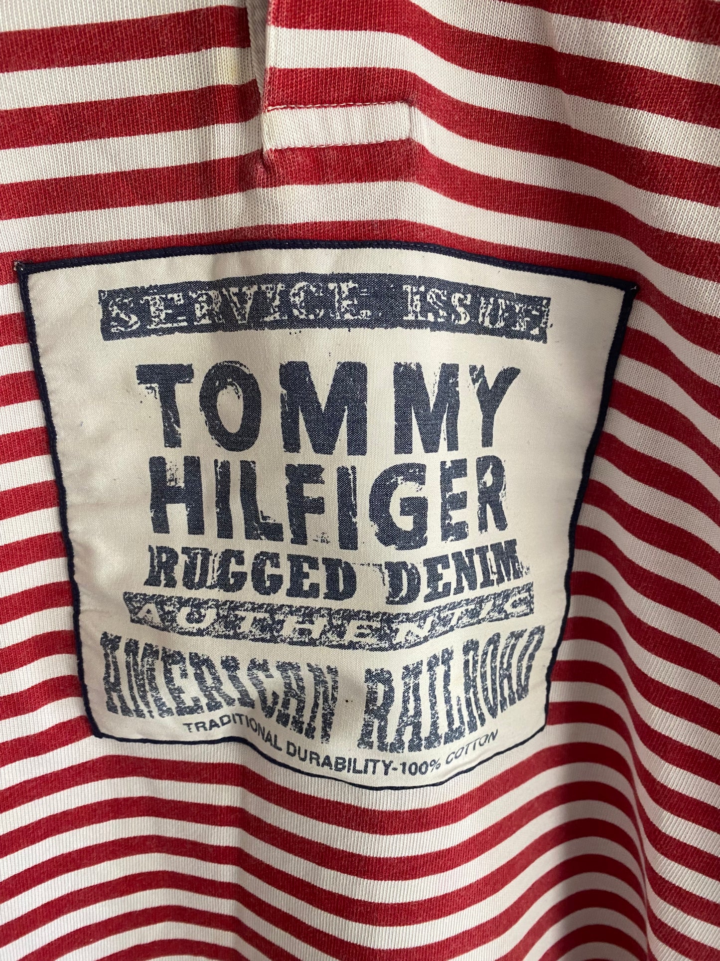 Vintage Tommy Hilfiger Strip Denim Long Sleeve