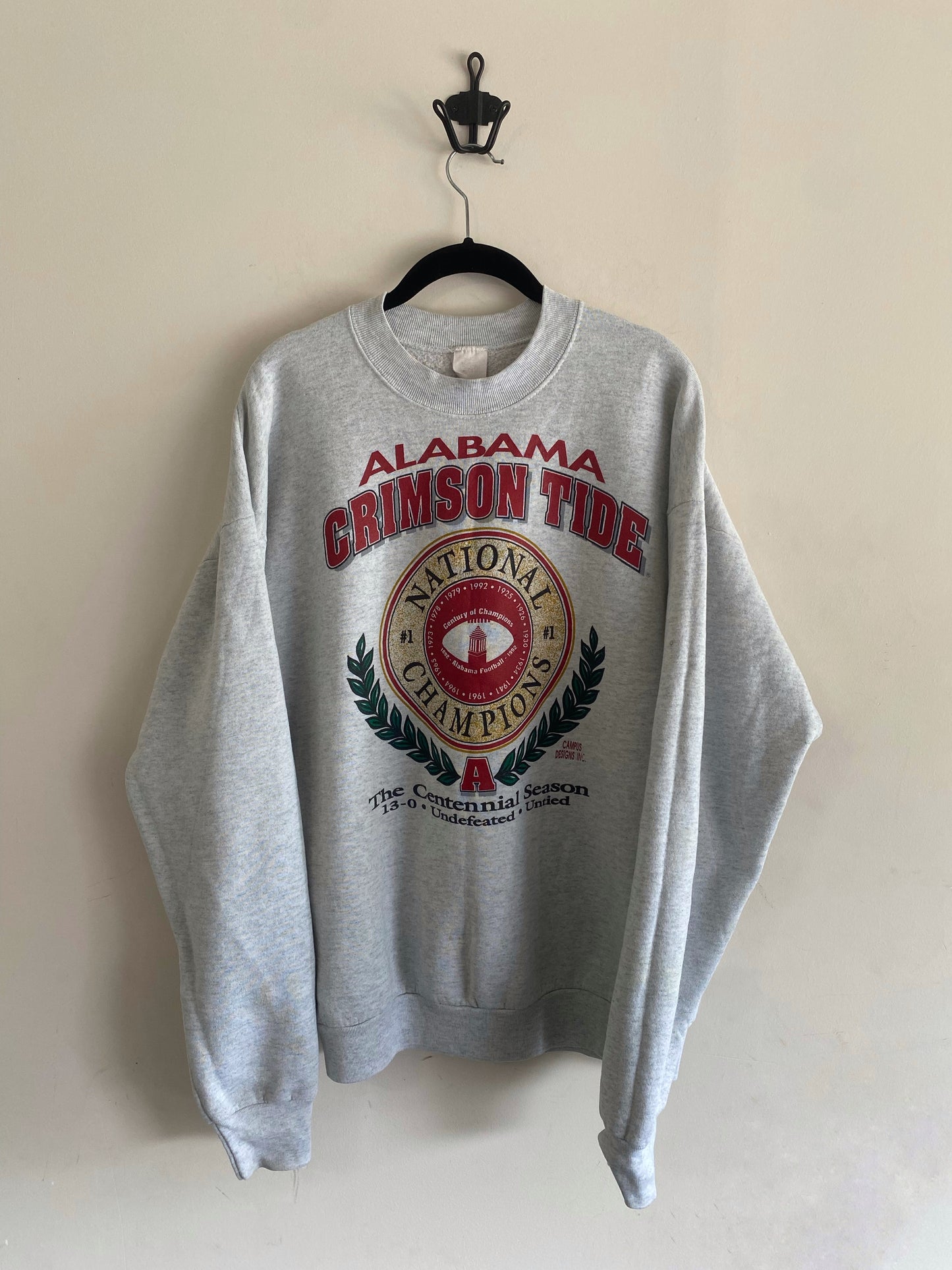 Vintage University of Alabama 92’ National Championship Crewneck