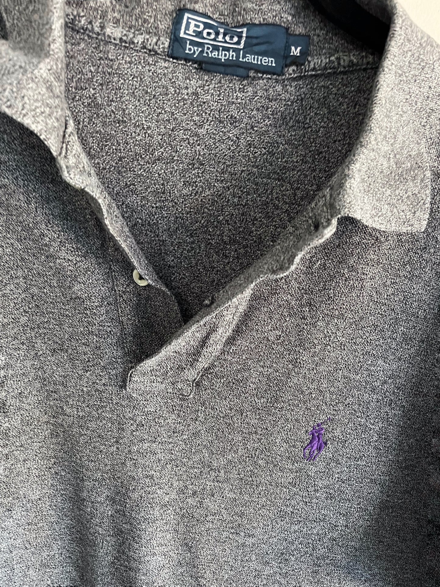 Vintage Polo Ralph Lauren Static Grey Collar Shirt