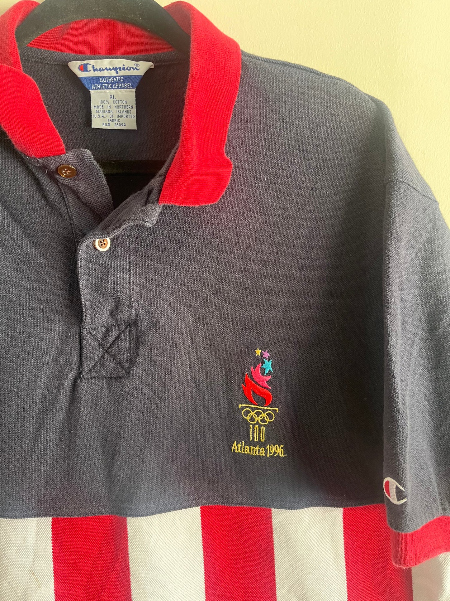 Vintage Champion 96’ Olympic Games Collar Shirt