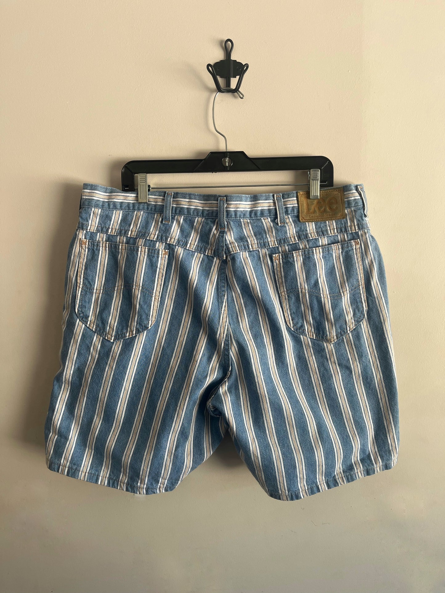 Vintage Lee Stripped Denim Shorts