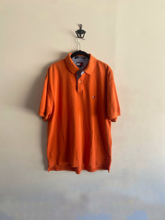 Vintage Tommy Hilfiger Orange Collar Shirt