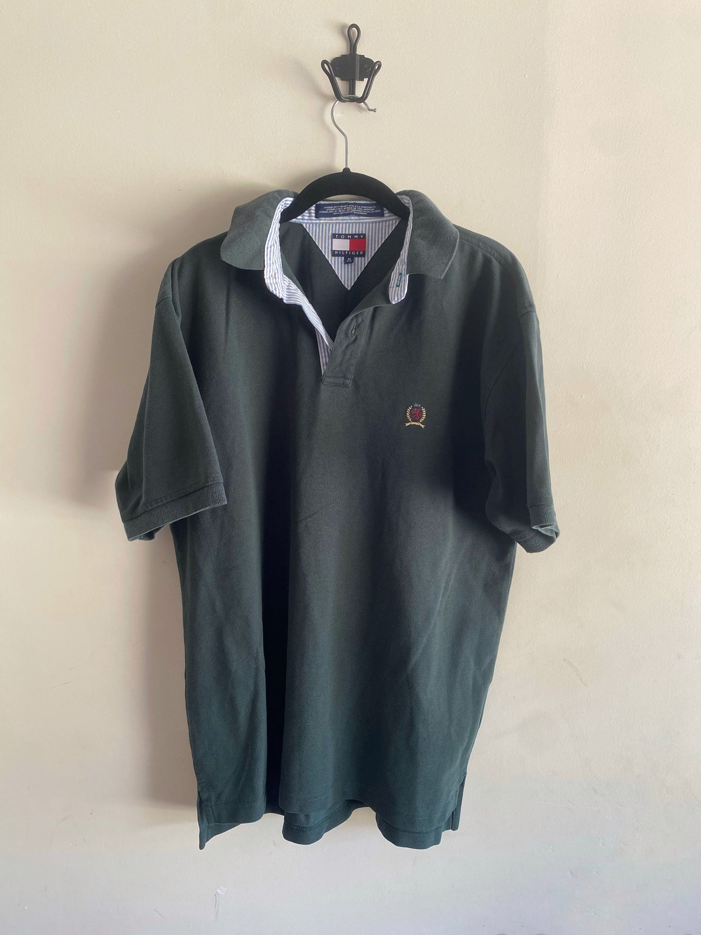 Vintage Tommy Hilfiger Forest Green Collar Shirt