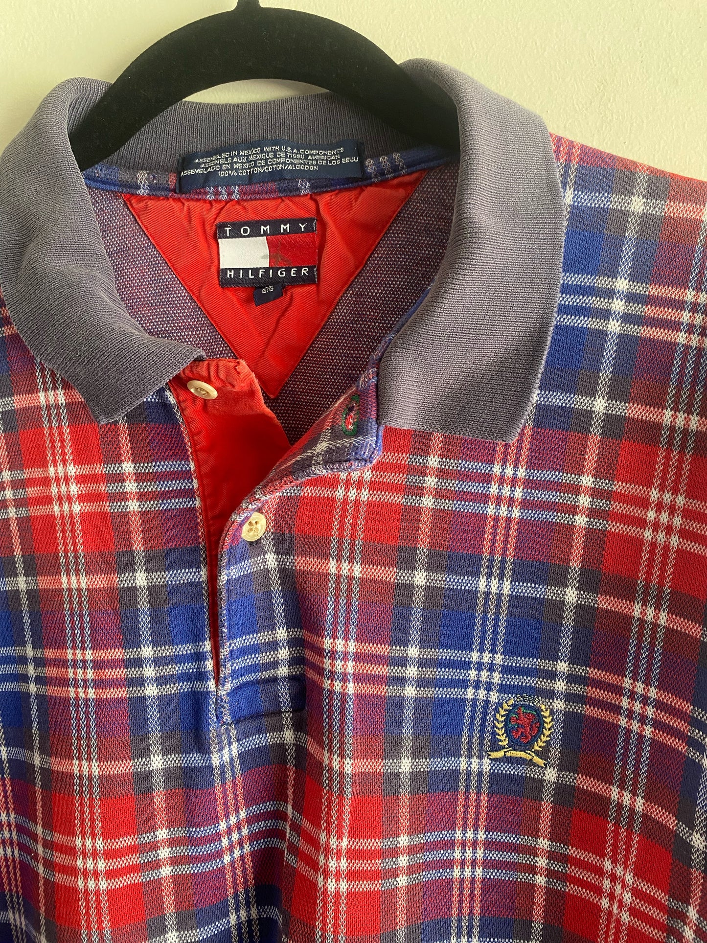 Vintage Tommy Hilfiger Plaid Collar Shirt