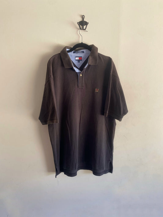 Vintage Tommy Hilfiger Brown Collar Shirt