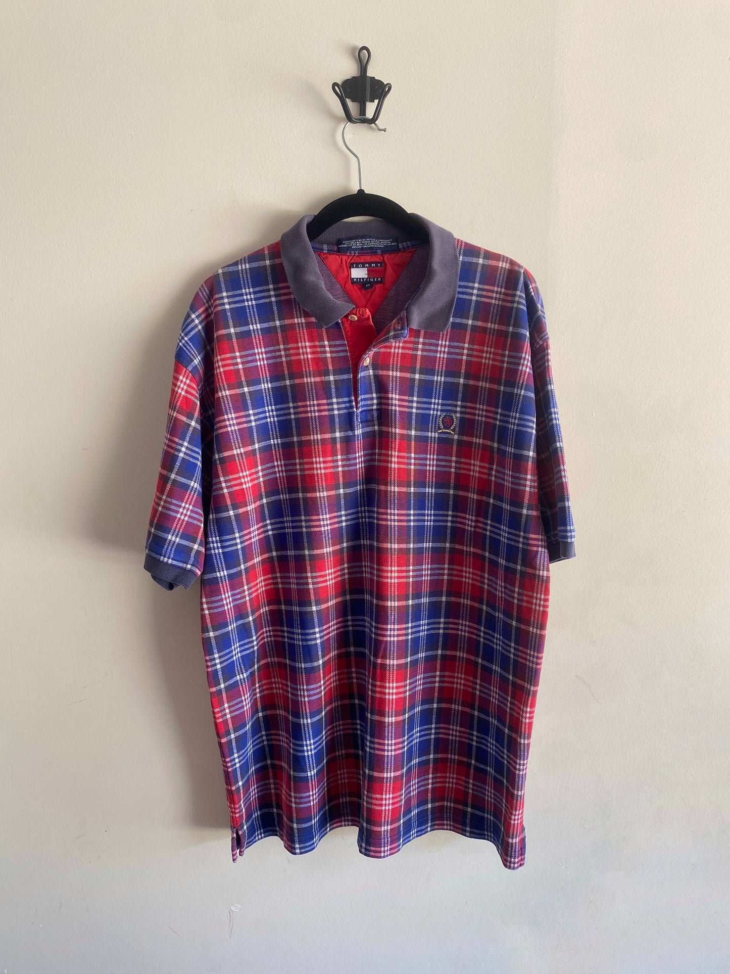 Vintage Tommy Hilfiger Plaid Collar Shirt