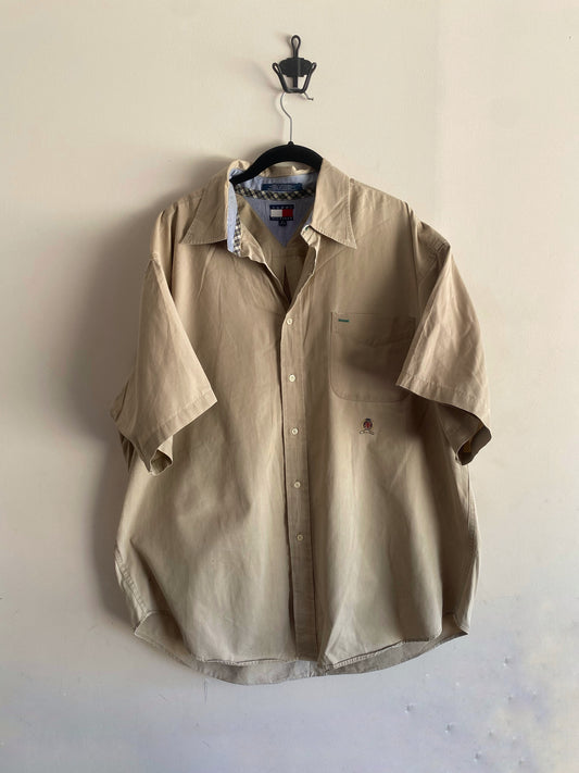 Vintage Tommy Hilfiger Khaki Button Up